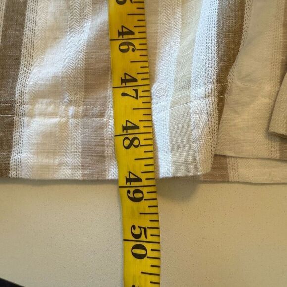 Greylin Lenox Ivory, Flax and Gray Linen Blend Wide Leg Jumpsuit Size S Coastal - Picture 15 of 16